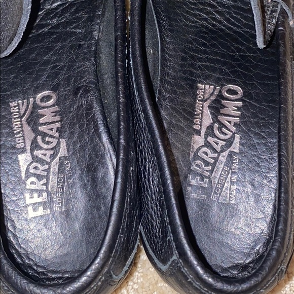 Ferragamo leather loafers